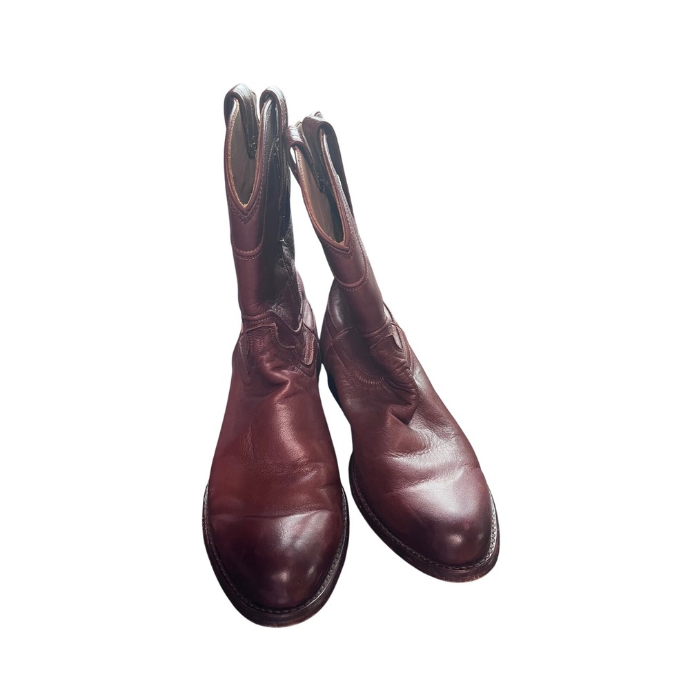 Tecovas The Earl Roper Calfskin Leather Western Cowboy Boots Round Toe 9.5 EE - Picture 4 of 9